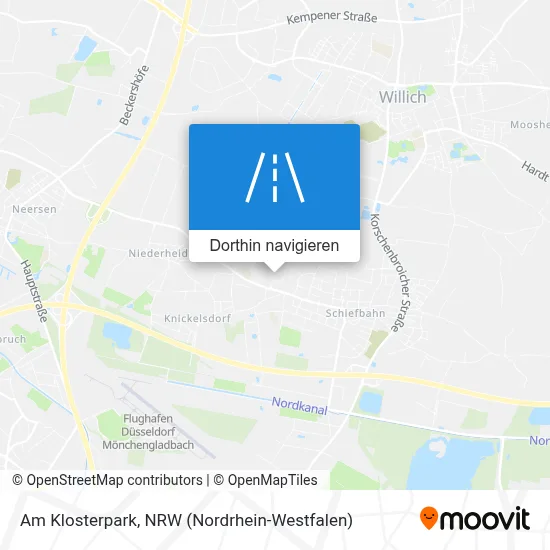 Am Klosterpark Karte