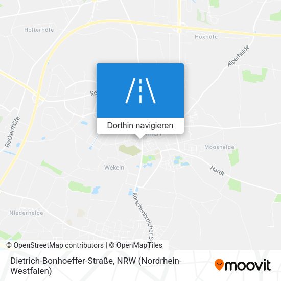 Dietrich-Bonhoeffer-Straße Karte