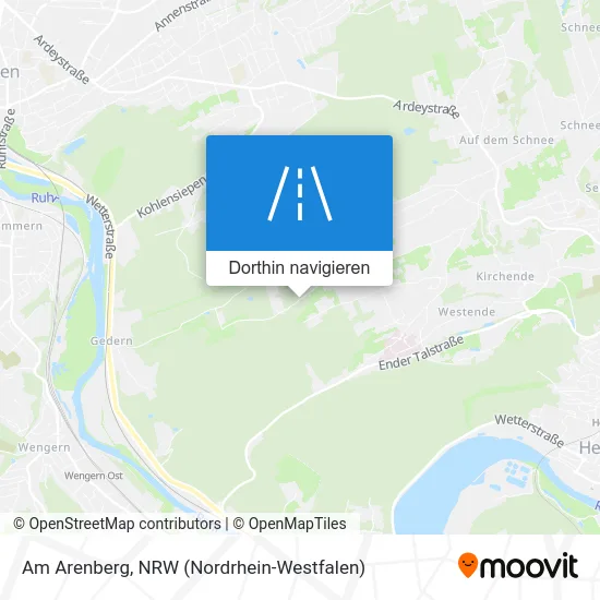 Am Arenberg Karte