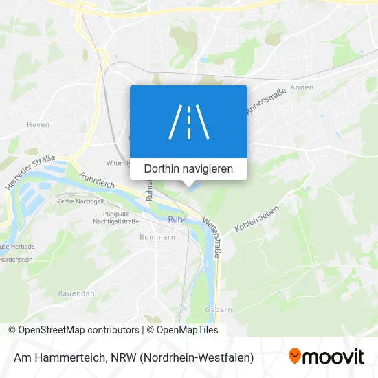 Am Hammerteich Karte