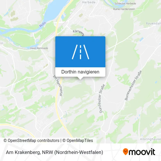 Am Krakenberg Karte