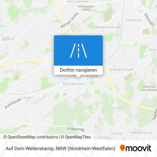 Auf Dem Wellerskamp Karte