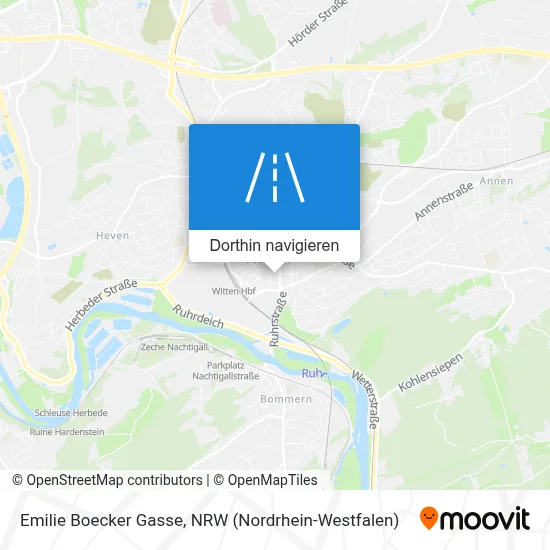 Emilie Boecker Gasse Karte