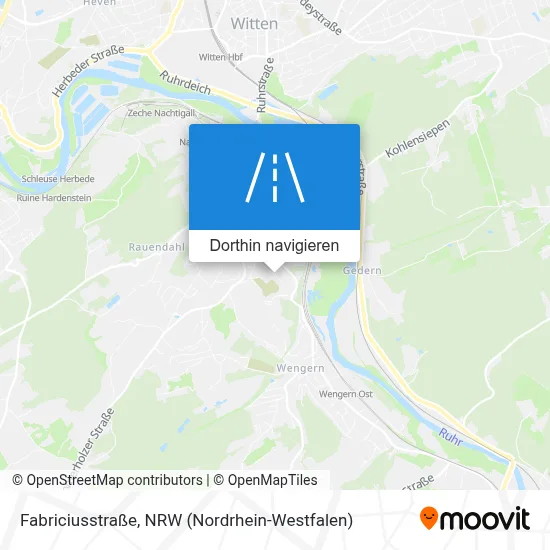 Fabriciusstraße Karte