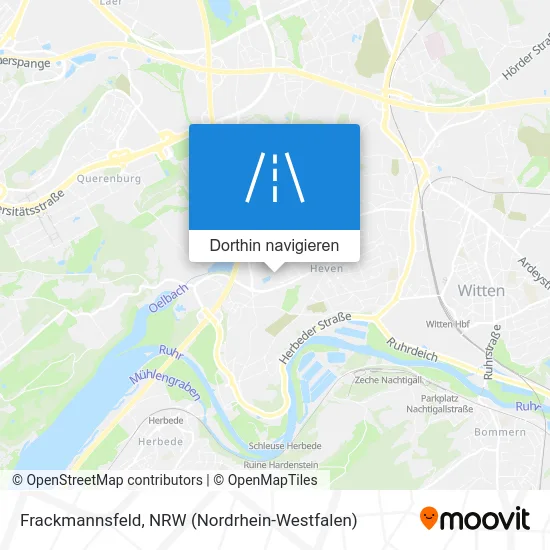 Frackmannsfeld Karte