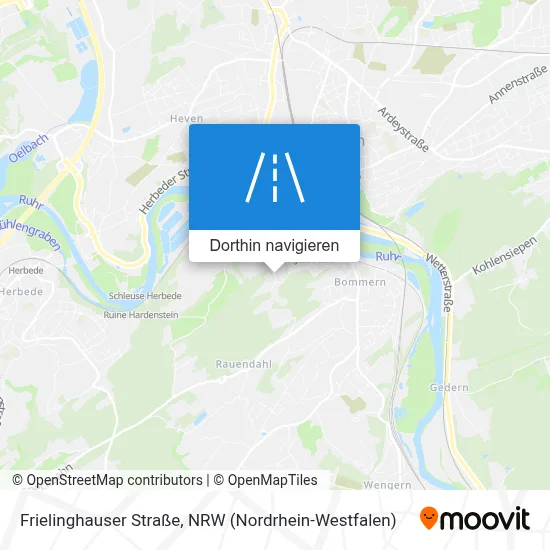 Frielinghauser Straße Karte