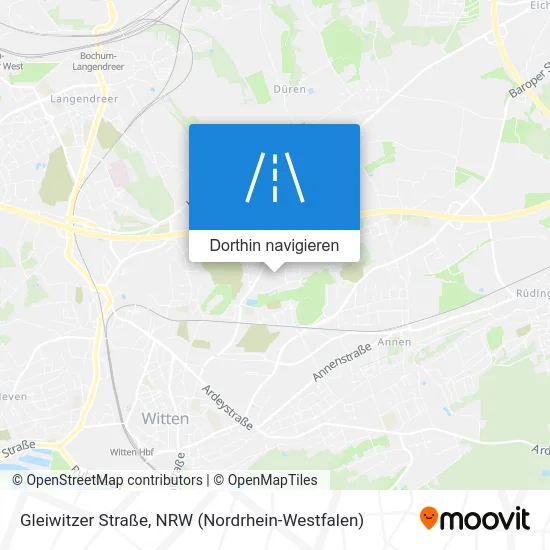 Gleiwitzer Straße Karte