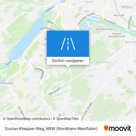 Gustav-Knepper-Weg Karte