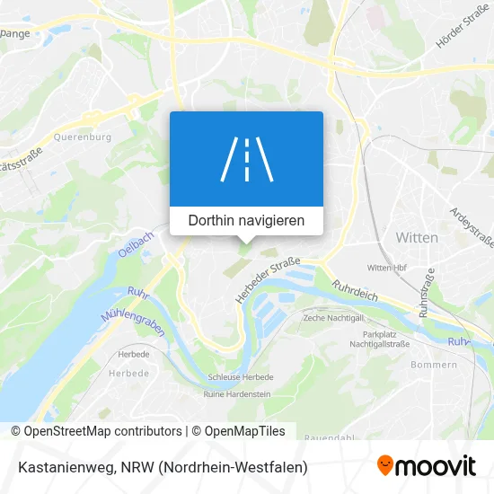 Kastanienweg Karte