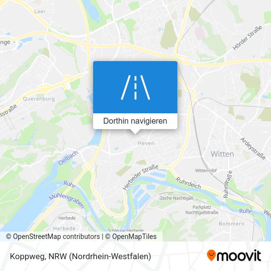 Koppweg Karte