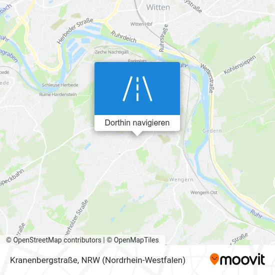 Kranenbergstraße Karte