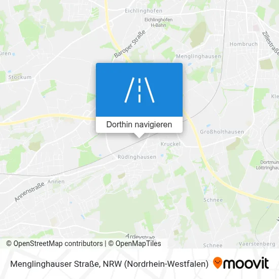 Menglinghauser Straße Karte