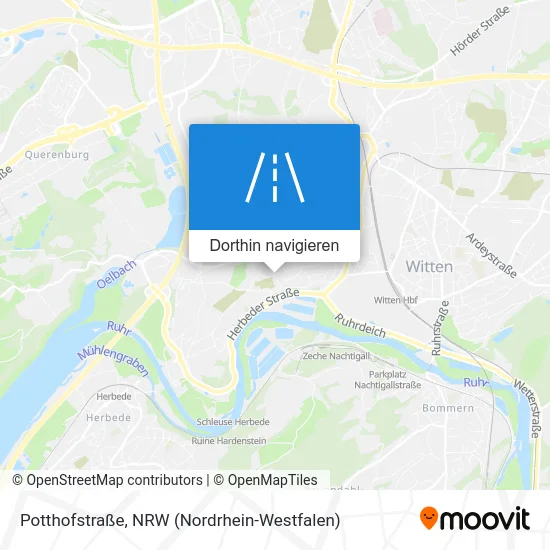 Potthofstraße Karte