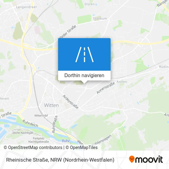 Rheinische Straße Karte