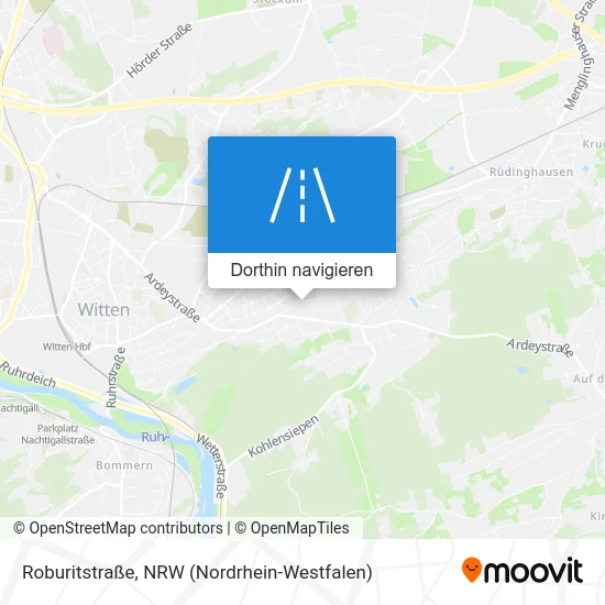 Roburitstraße Karte