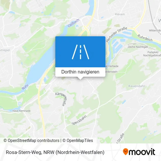 Rosa-Stern-Weg Karte