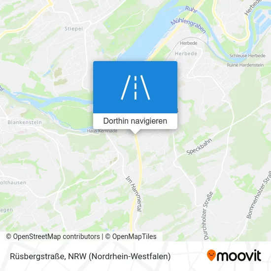 Rüsbergstraße Karte