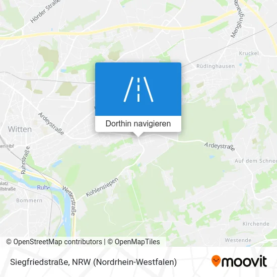 Siegfriedstraße Karte