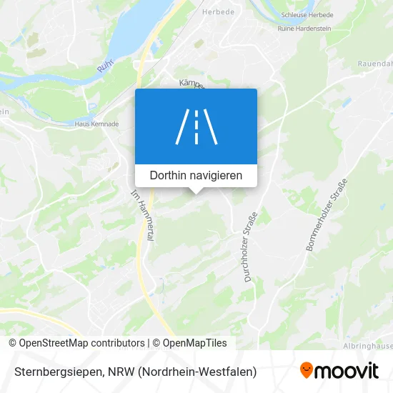 Sternbergsiepen Karte