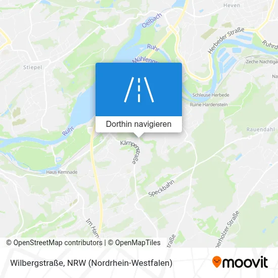 Wilbergstraße Karte