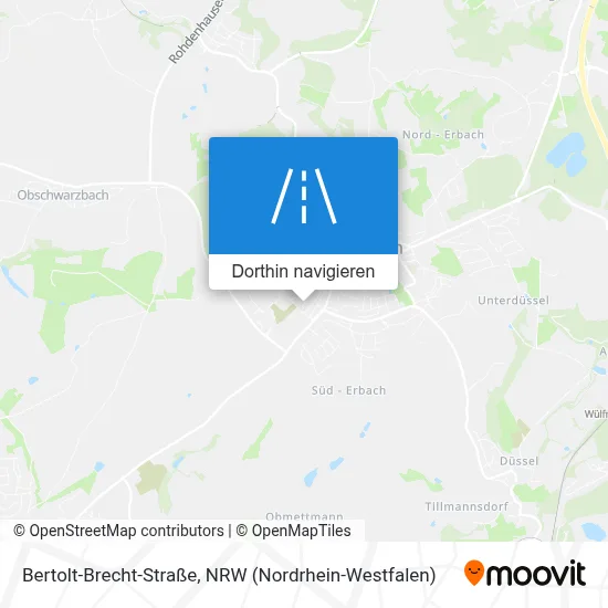 Bertolt-Brecht-Straße Karte