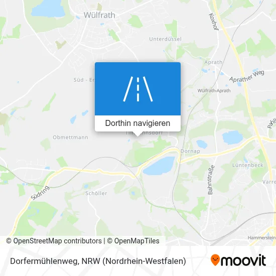 Dorfermühlenweg Karte
