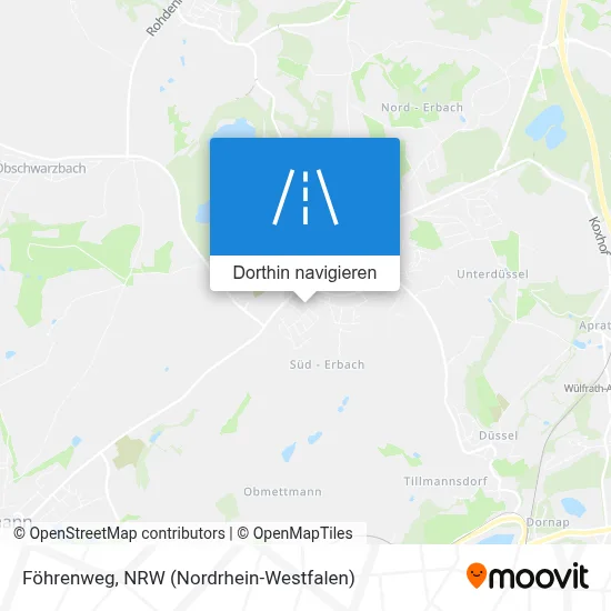 Föhrenweg Karte
