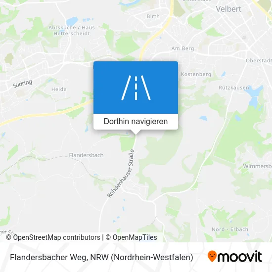 Flandersbacher Weg Karte