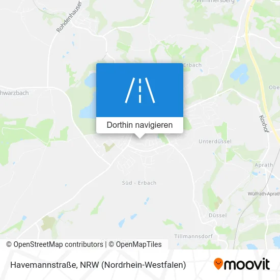 Havemannstraße Karte