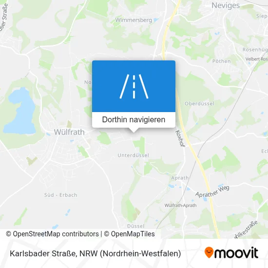 Karlsbader Straße Karte