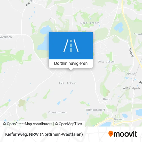Kiefernweg Karte