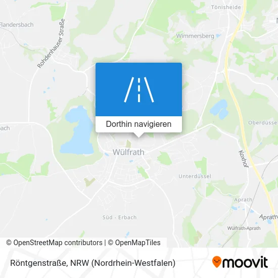 Röntgenstraße Karte