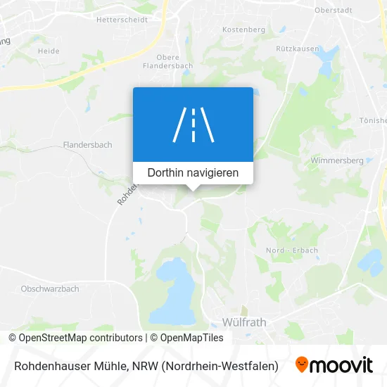 Rohdenhauser Mühle Karte