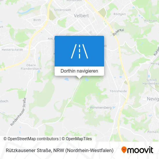 Rützkausener Straße Karte