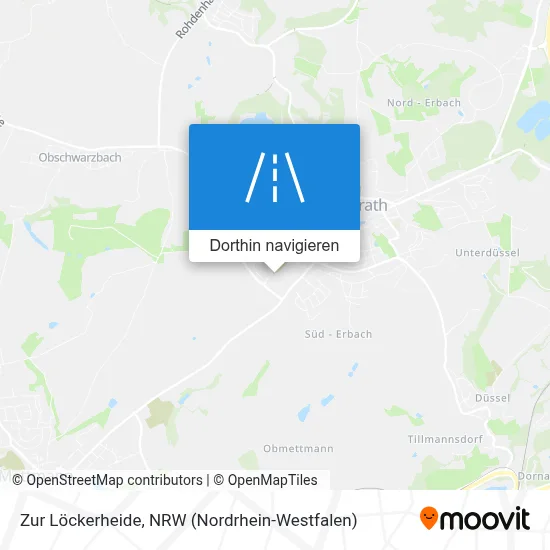 Zur Löckerheide Karte