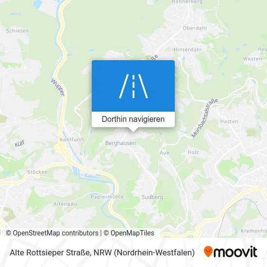 Alte Rottsieper Straße Karte