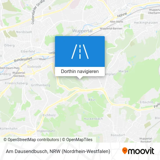 Am Dausendbusch Karte