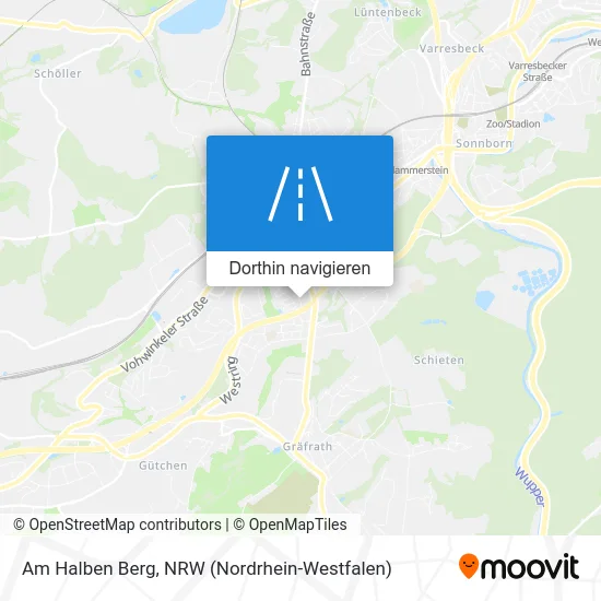 Am Halben Berg Karte