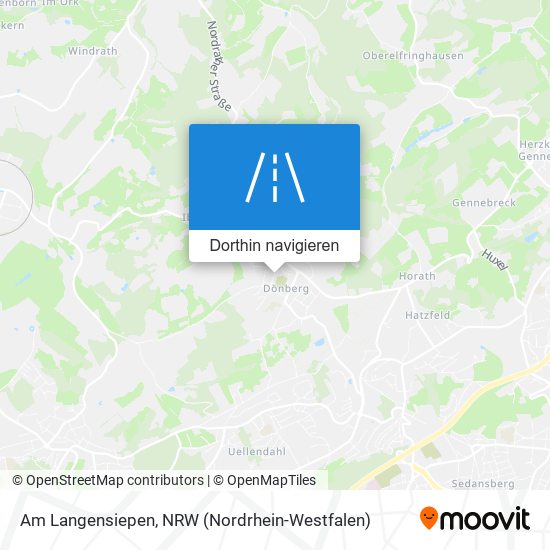 Am Langensiepen Karte