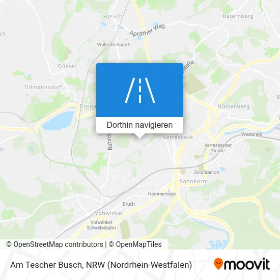 Am Tescher Busch Karte