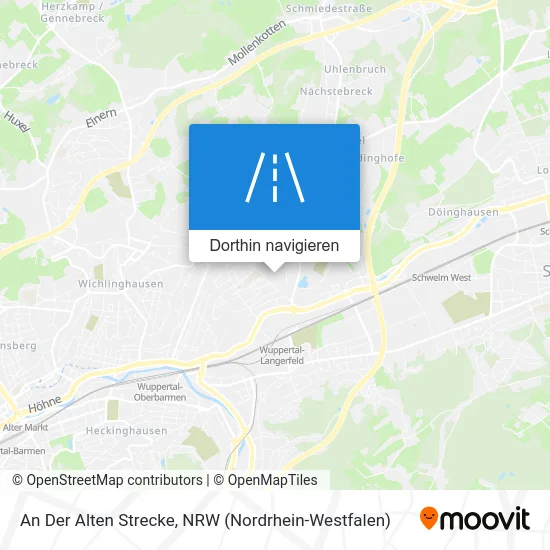 An Der Alten Strecke Karte