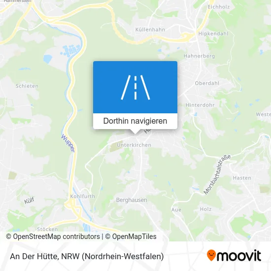 An Der Hütte Karte