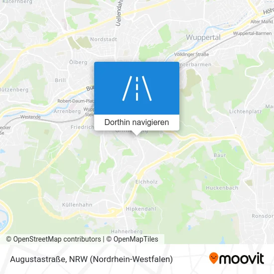 Augustastraße Karte