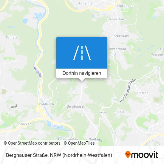 Berghauser Straße Karte