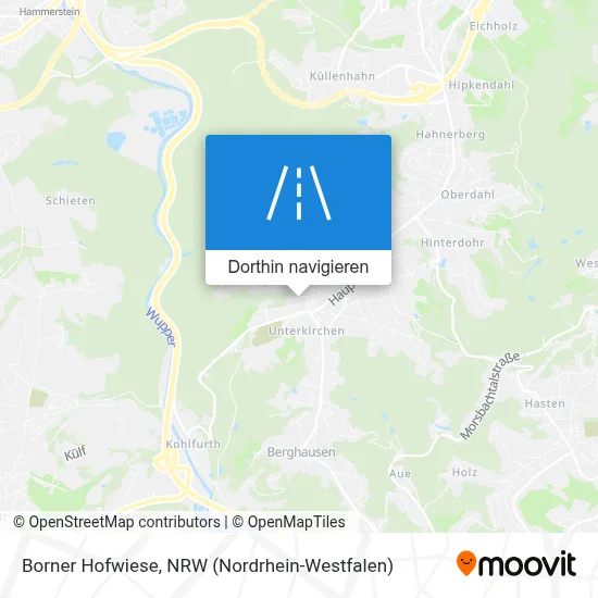 Borner Hofwiese Karte