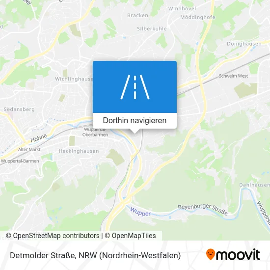 Detmolder Straße Karte