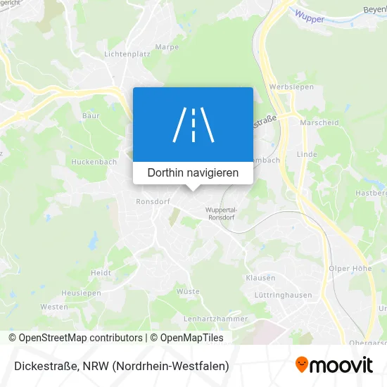 Dickestraße Karte