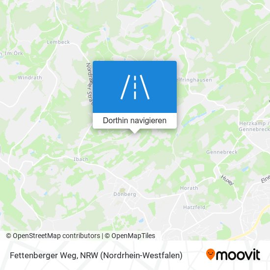 Fettenberger Weg Karte