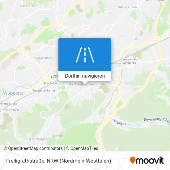 Freiligrathstraße Karte