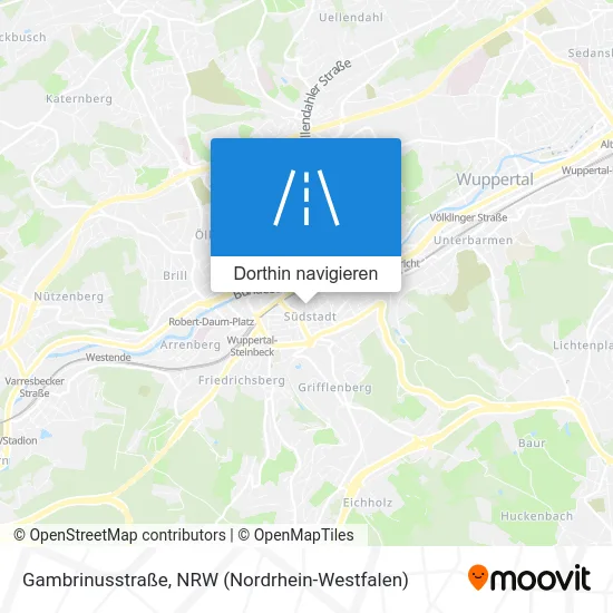 Gambrinusstraße Karte